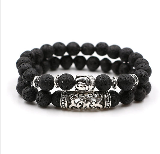 Beaded Stone Bracelet