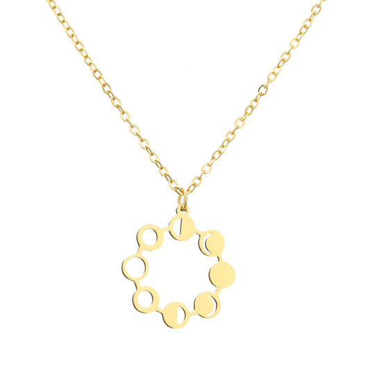 Dainty Moon Phase Necklace