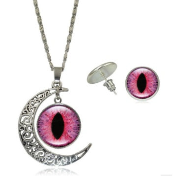 Dragon Eye Moon Necklace