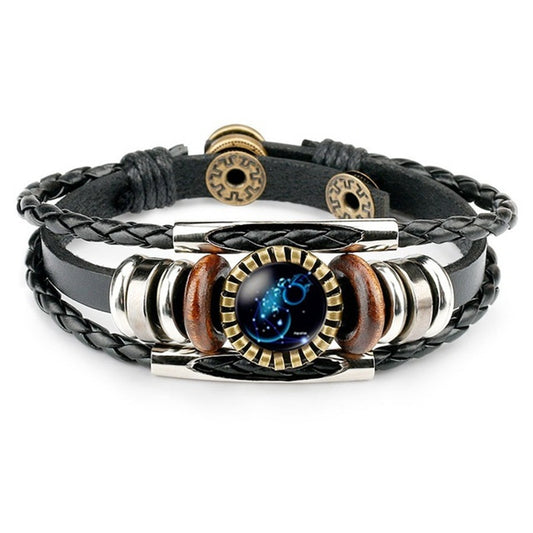 Zodiac Leather Bracelets