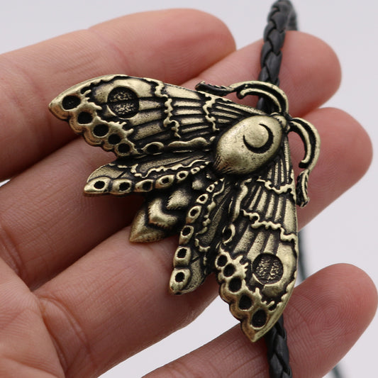 Death Moth Pendant Necklace