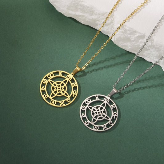 Celestial Quad Knot Necklace