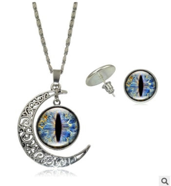 Dragon Eye Moon Necklace