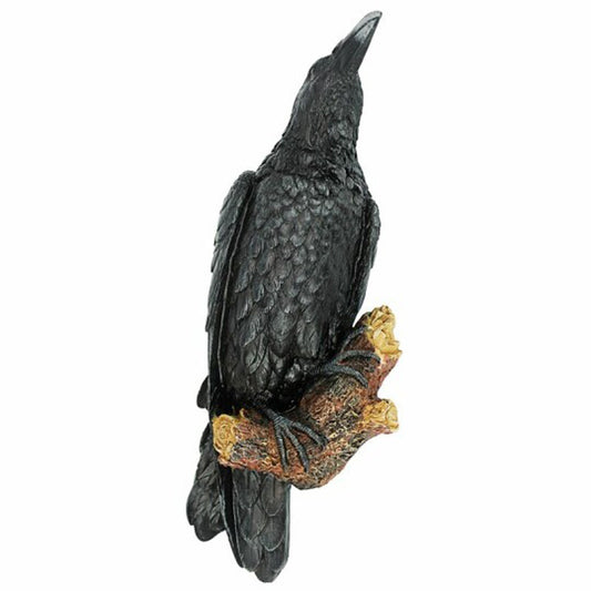 Black Crow Resin Wall Sculpture