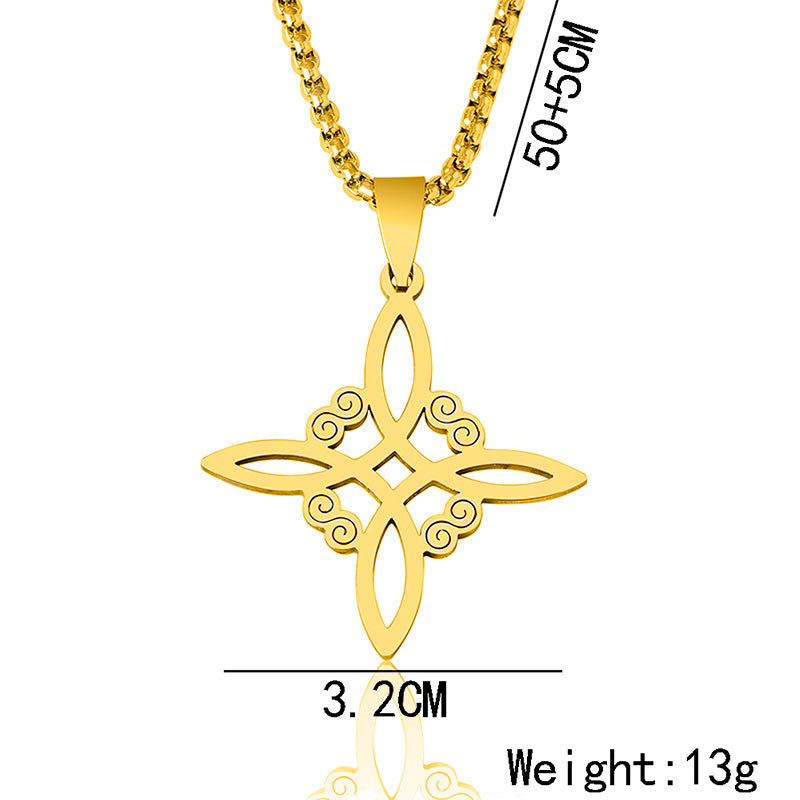 Witch Knot Earrings & Necklace