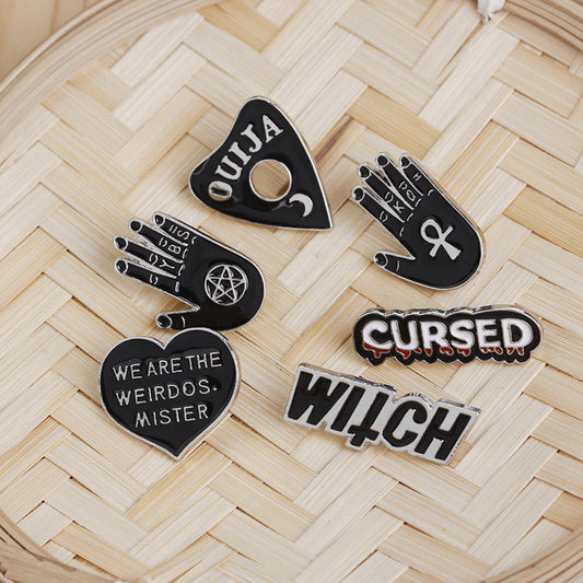 Assorted Enamel Witch Pins