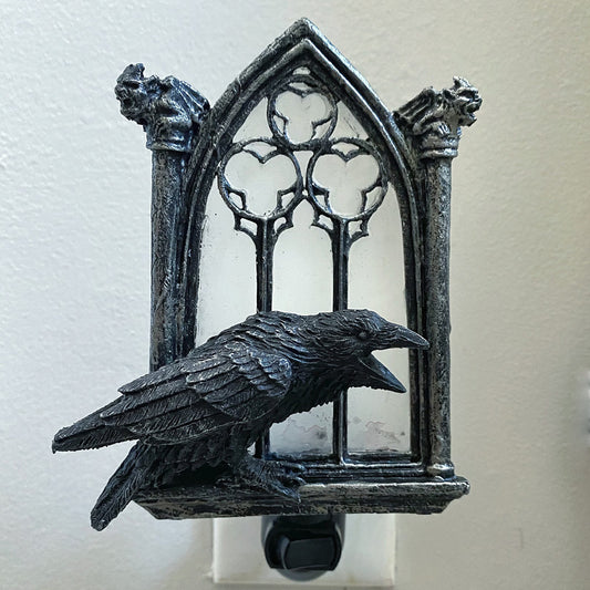Crow Window Night Light