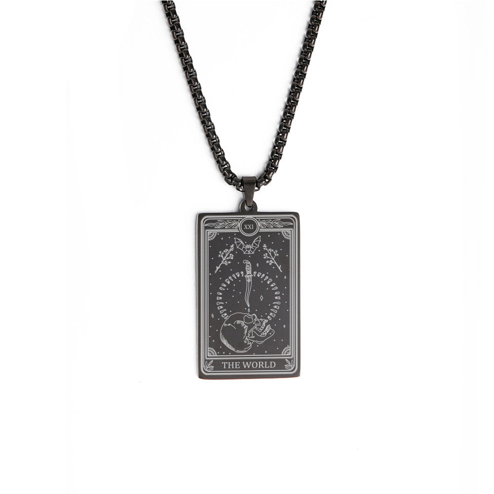 Mini Tarot Card Necklace