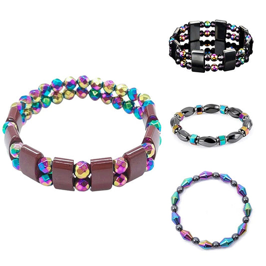 Colorful Hematite Bracelets