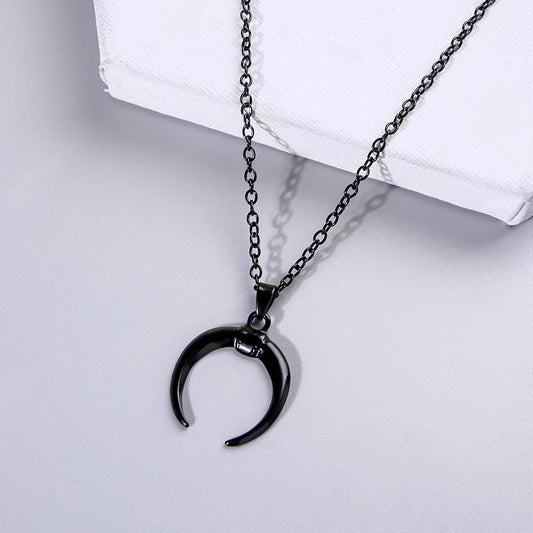 Simple Crescent Necklace