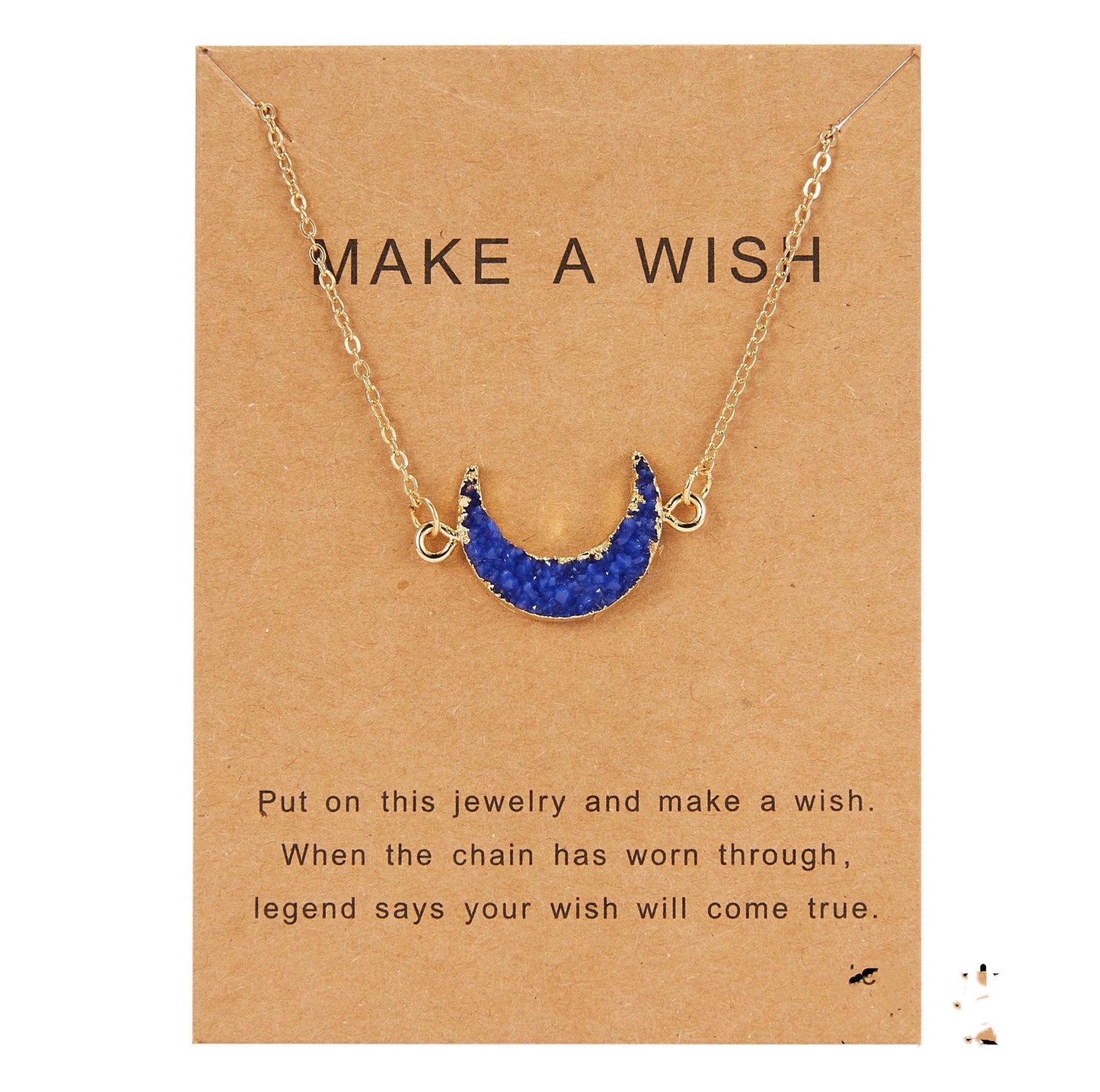 Make A Wish Moon Pendants