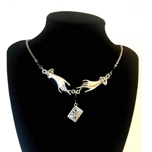 Tarot Hands Necklace