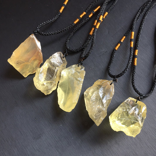 Topaz Stone Pendant Necklace