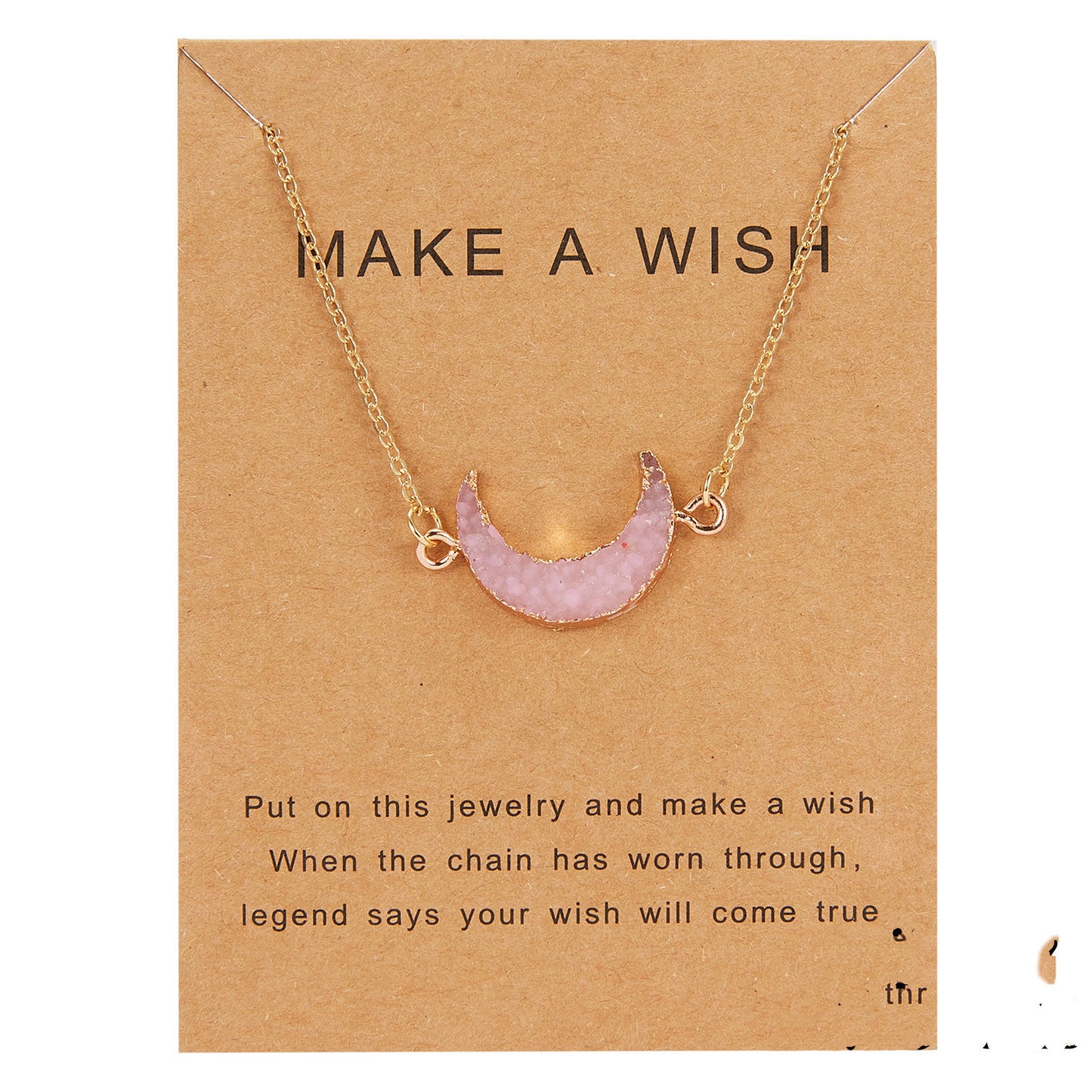 Make A Wish Moon Pendants