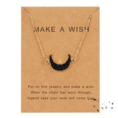Make A Wish Moon Pendants