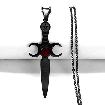 Dagger Pendant Necklace