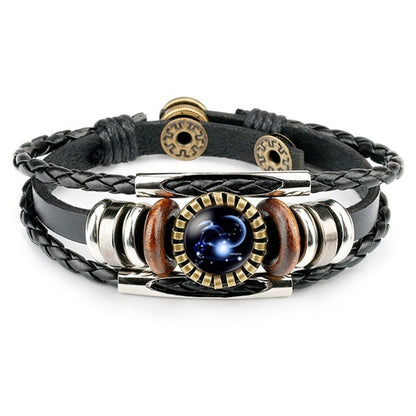 Zodiac Leather Bracelets