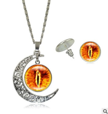 Dragon Eye Moon Necklace