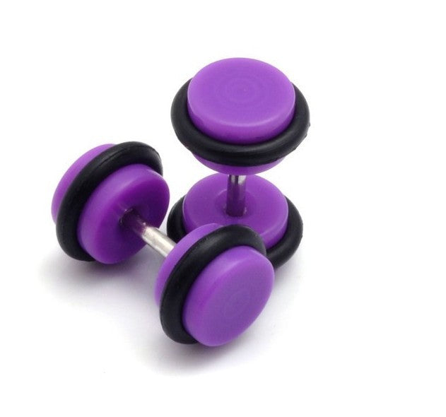 Faux Plug Earrings