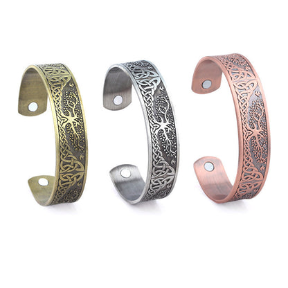 Tree of Life Celtic Cuff Bracelet