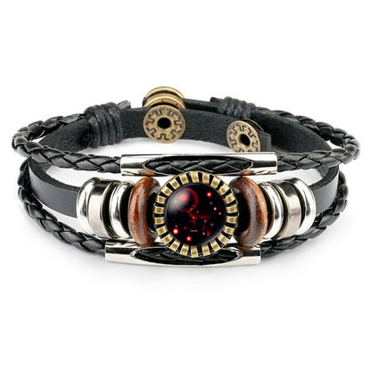 Zodiac Leather Bracelets
