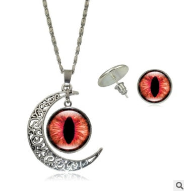 Dragon Eye Moon Necklace