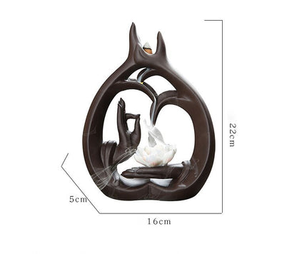 Cutout Backflow Incense Burner
