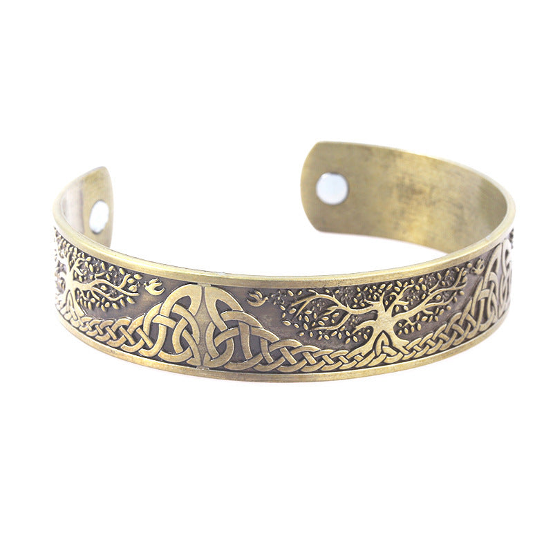 Tree of Life Celtic Cuff Bracelet
