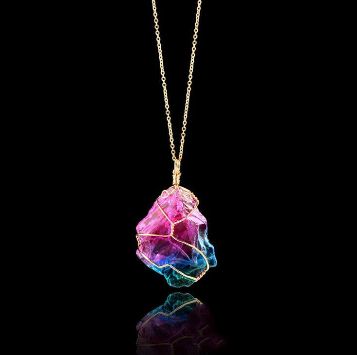 Rainbow Quartz Necklace
