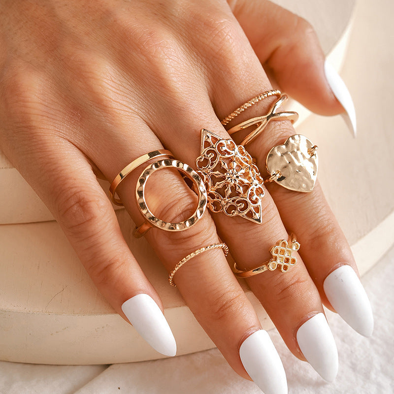 Curated 8 Piece Ring Sets