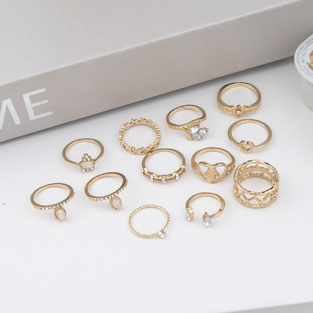 Curated 8 Piece Ring Sets