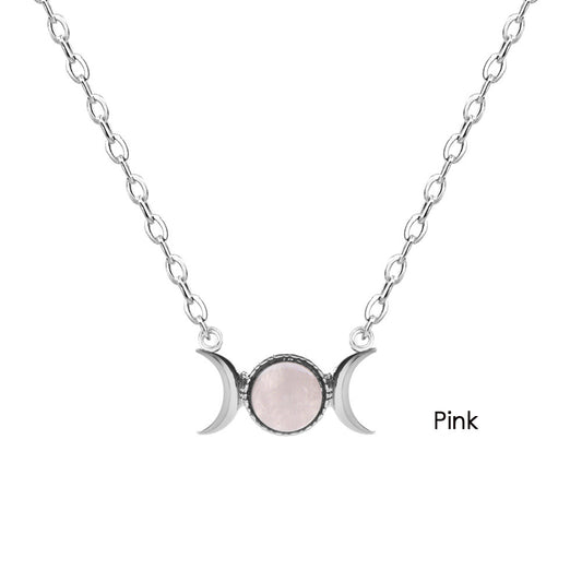 Triple Moon Necklace