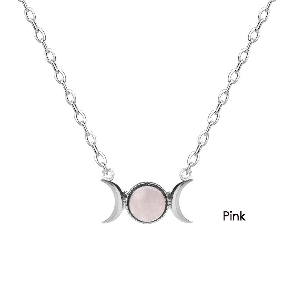 Triple Moon Necklace