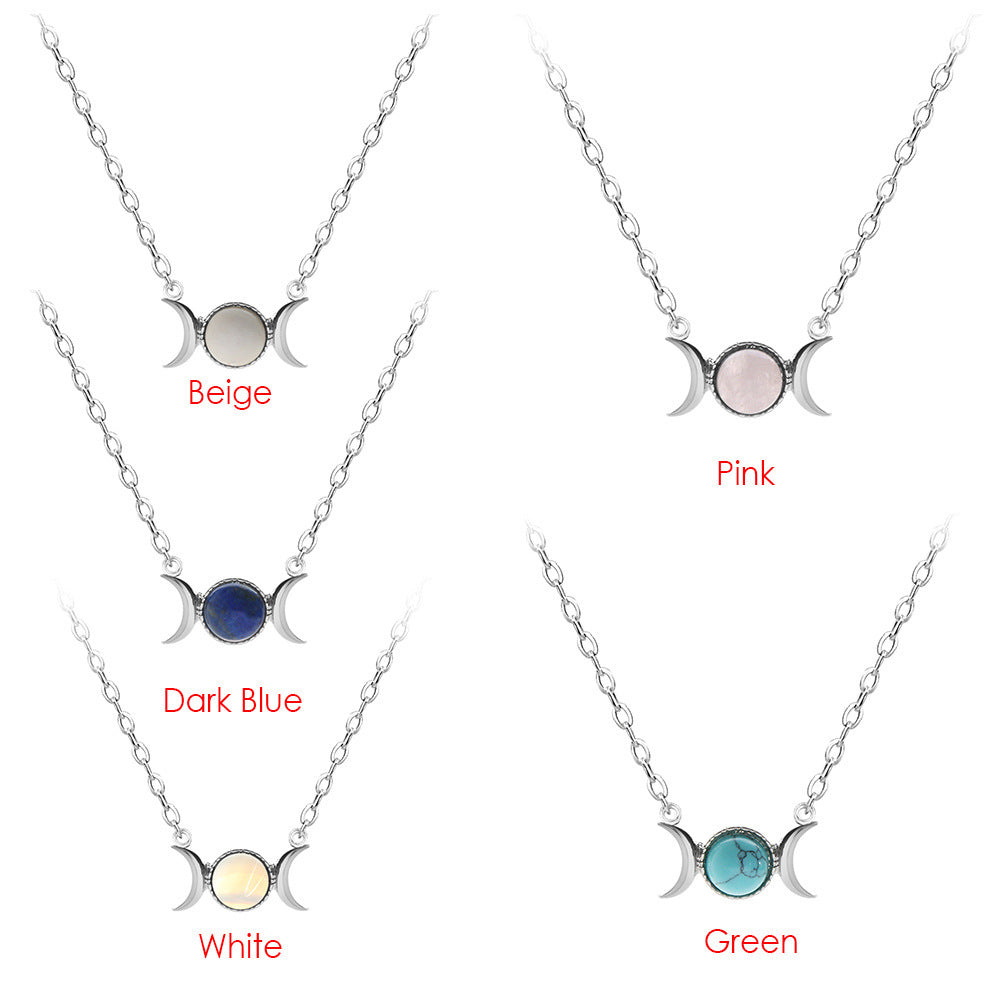 Triple Moon Necklace