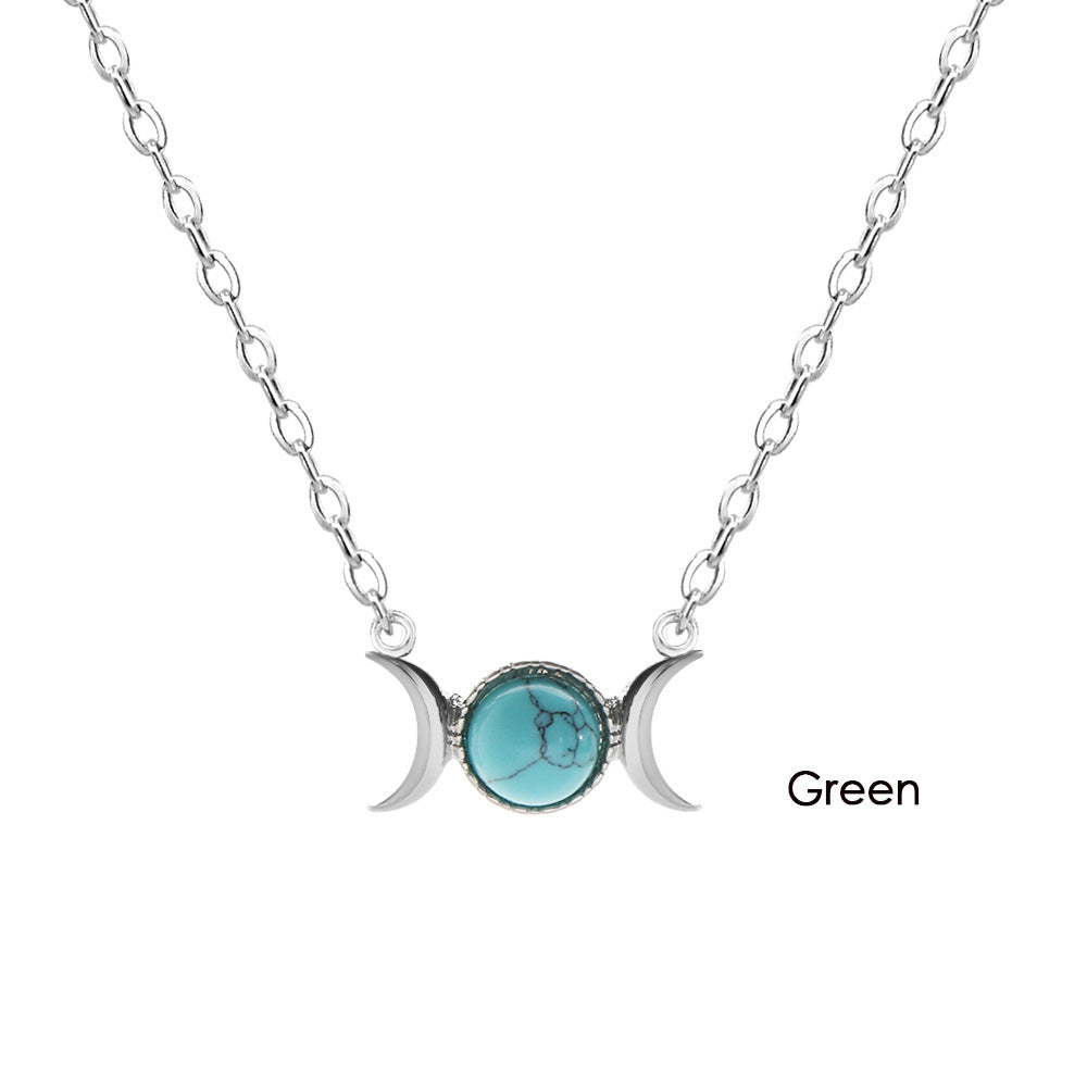 Triple Moon Necklace