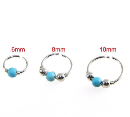 Beaded Nose Rings 3pc