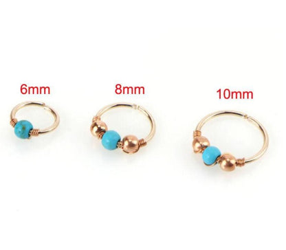 Beaded Nose Rings 3pc