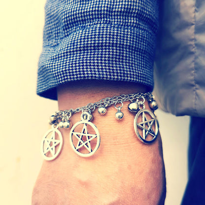Pentagram Charm Bracelet