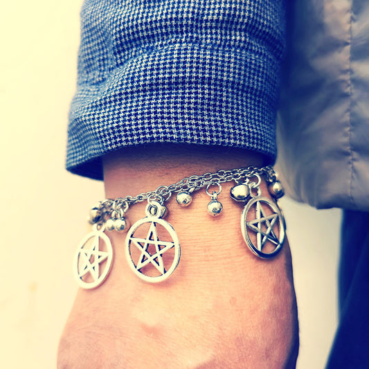 Pentagram Charm Bracelet