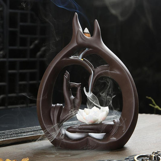 Cutout Backflow Incense Burner