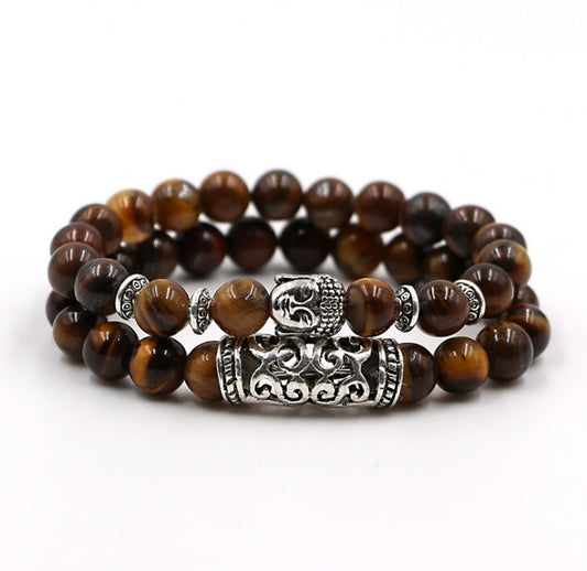 Beaded Stone Bracelet