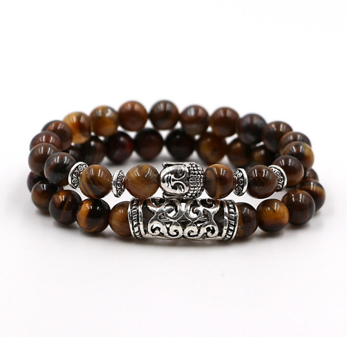 Beaded Stone Bracelet