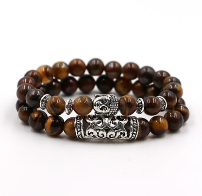 Beaded Stone Bracelet