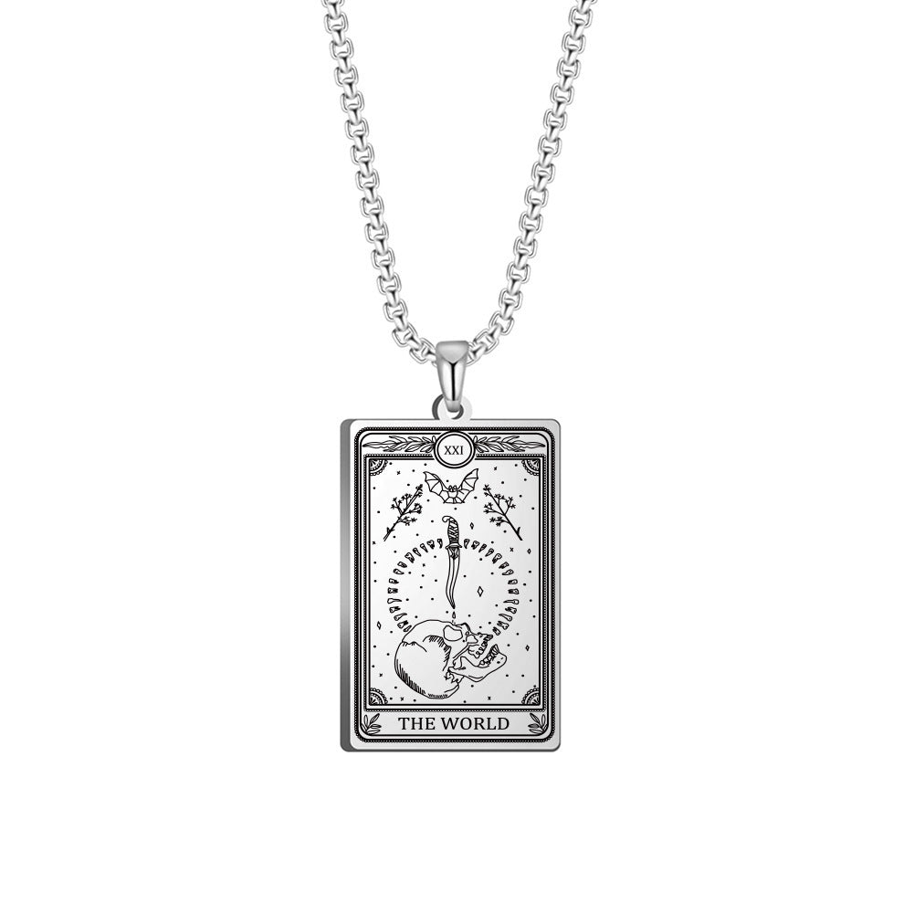 Mini Tarot Card Necklace