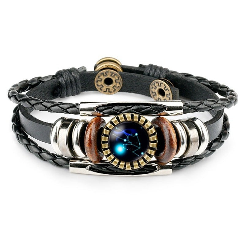 Zodiac Leather Bracelets