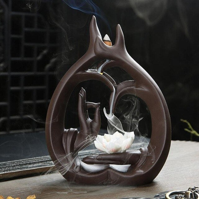 Cutout Backflow Incense Burner