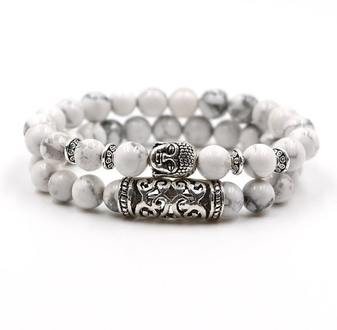 Beaded Stone Bracelet