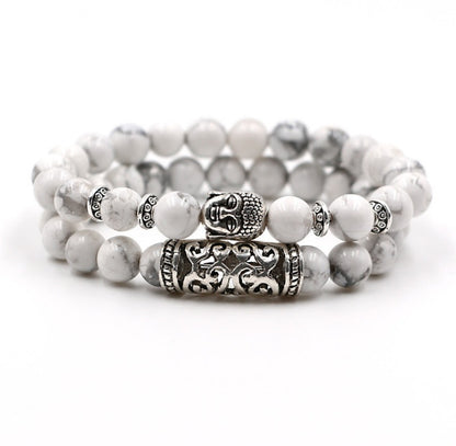 Beaded Stone Bracelet