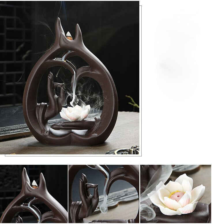 Cutout Backflow Incense Burner