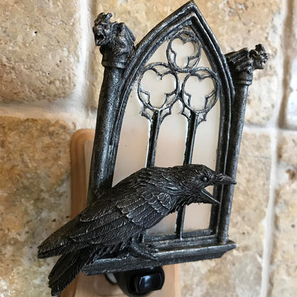 Crow Window Night Light